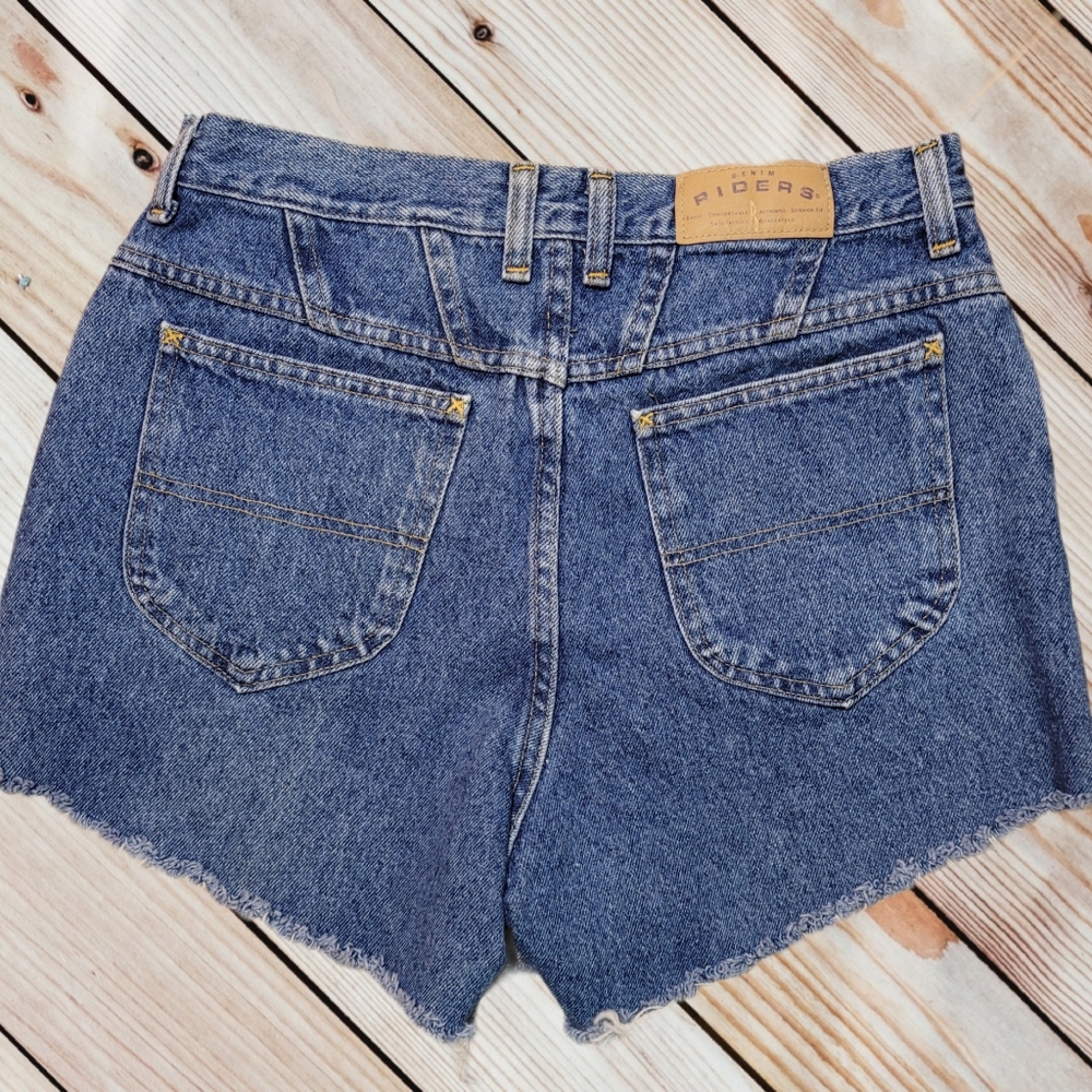 Lee Riders Hi Waist Mom Shorts Sz 12 - Picture 2 of 5